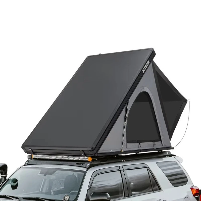 

SAN HIMA Aluminum Hard Shell Roof Top Tent Waterproof Hard Top Rooftop Tents 4x4 Roof Top Camping Tent Overlanding