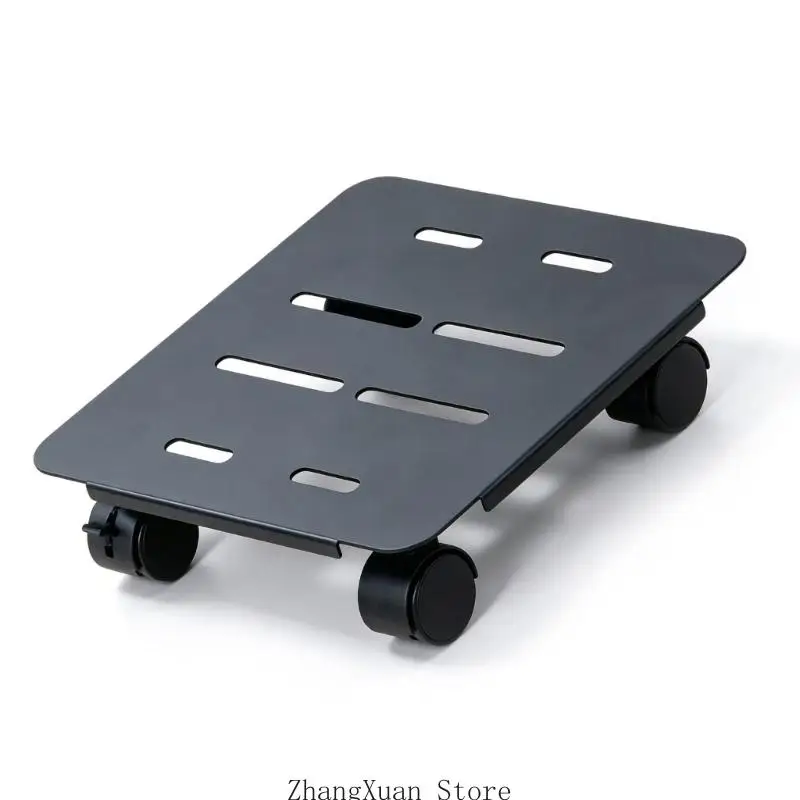Topfständer-Tablett mit Rädern, Rollsockel aus Metall mit belüfteter Plattform für Innenbehälter und Haushaltsräume 3XUF – Detail 8