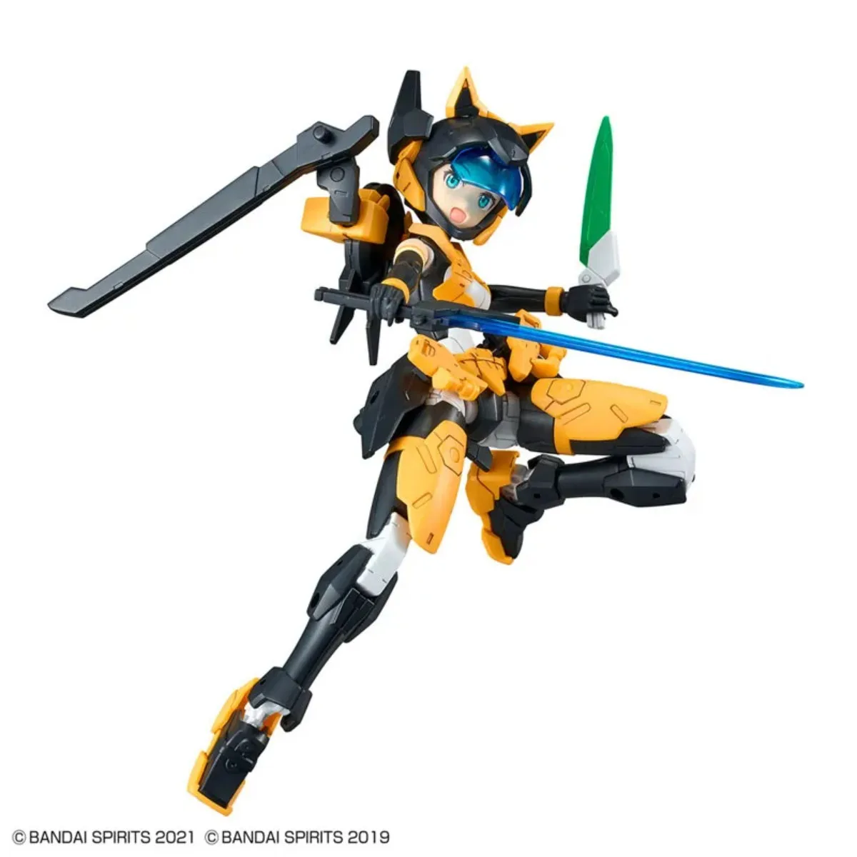 Bandai-Kits de modelos de Anime auténticos, Rishet Freesia, juguetes de Color A, 30MS, modelo de ensamblaje de figuras de acción, regalo escolar, regalo de Navidad