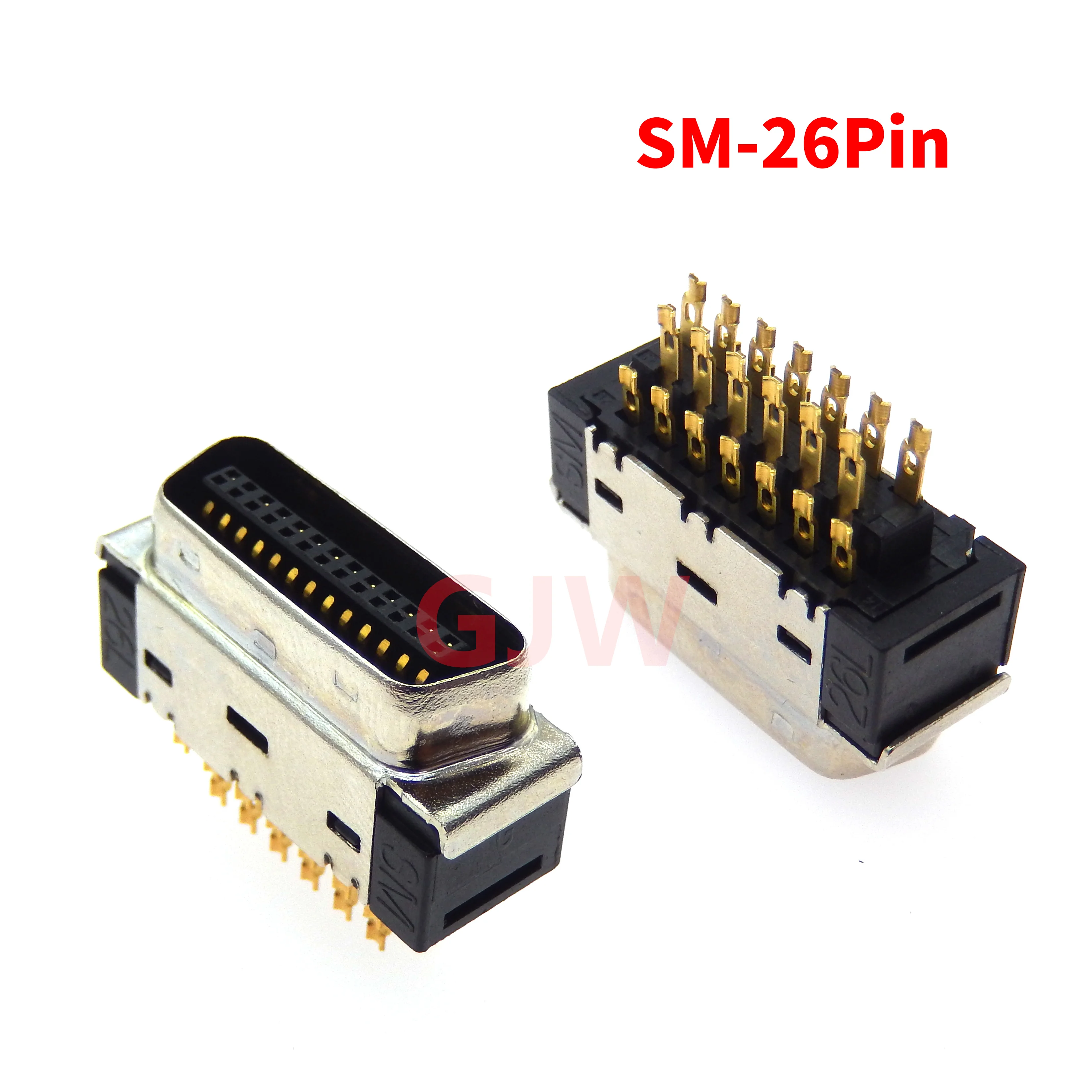 1 Pcs DIY SCSI Male Gold Plated Connector HPCN 14 20 26 36 50 Pin Socket Connector Servo Receptacles Header Contact Wire Solder