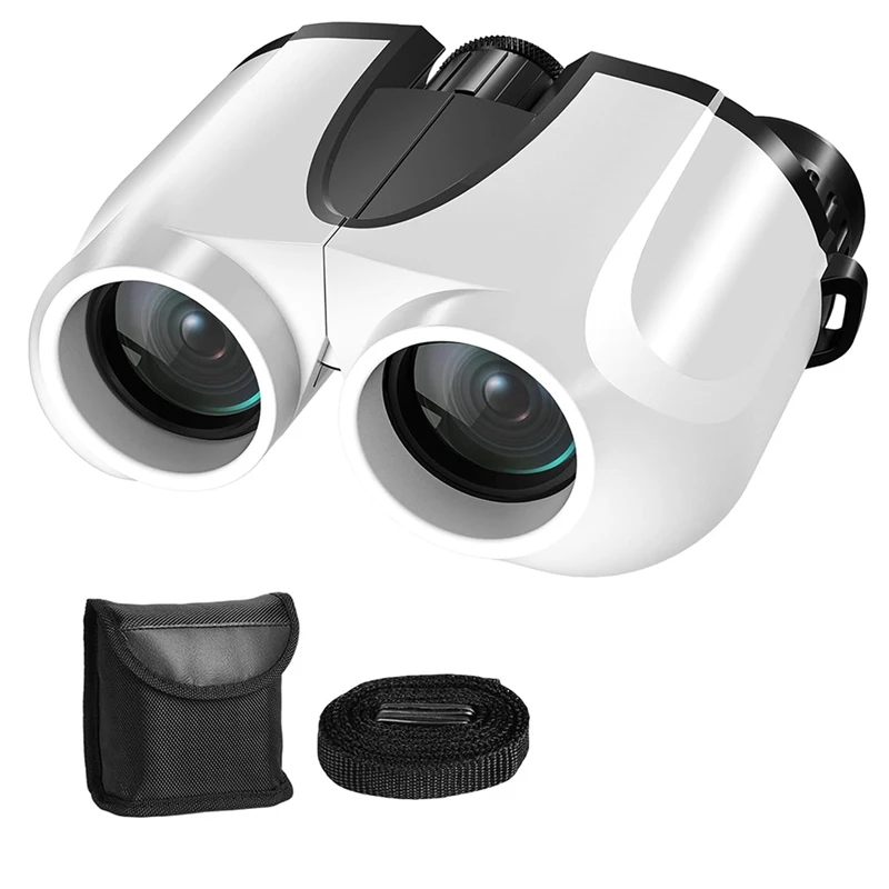 Binóculos compactos à prova d'água 10x25, com visão noturna de baixa luz para esportes ao ar livre, concerto e observação de pássaros