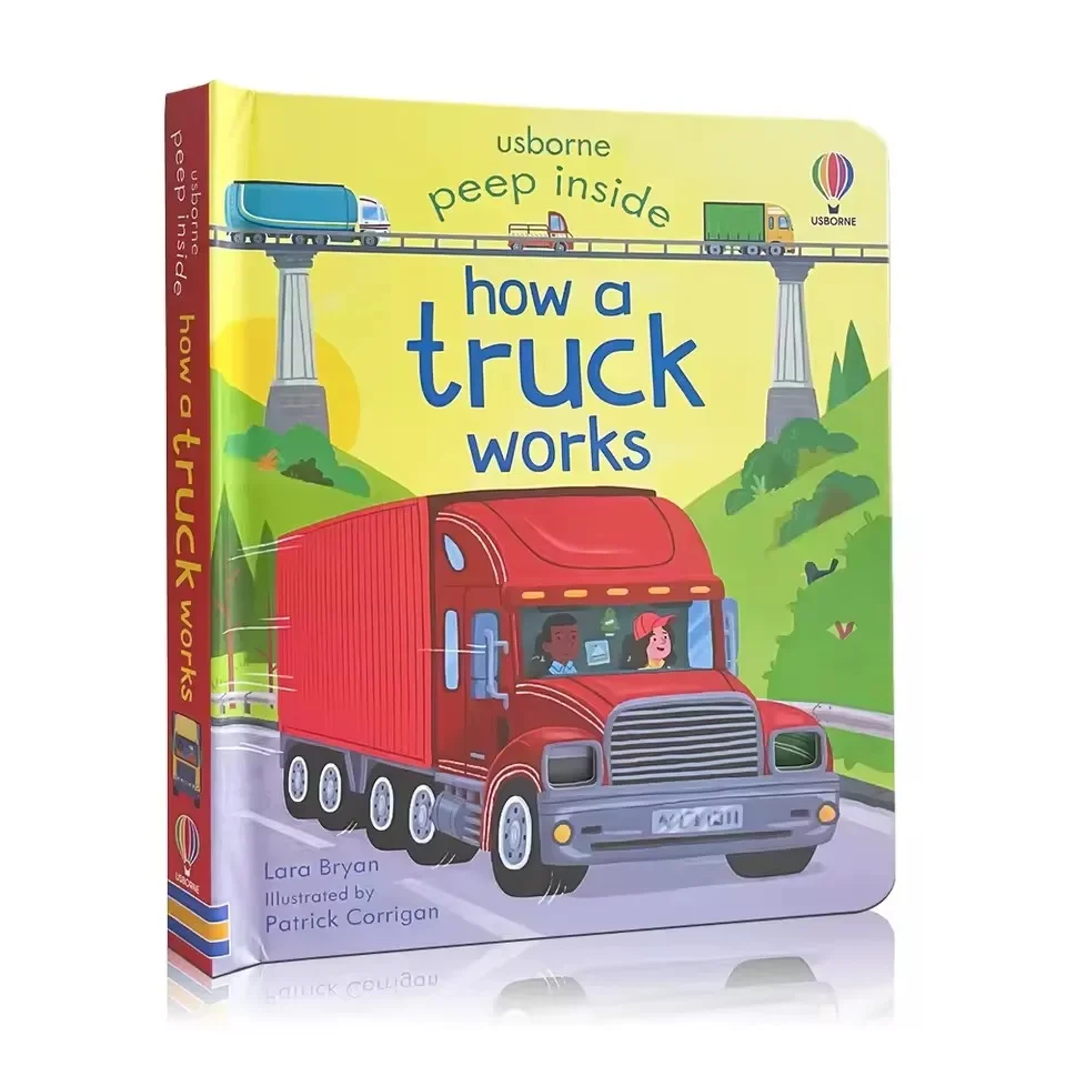 Usborne Peep Inside How Works Series كتاب صور تعلم المعرفة العلمية باللغة الإنجليزية كتاب القراءة اليومي وقت النوم #2