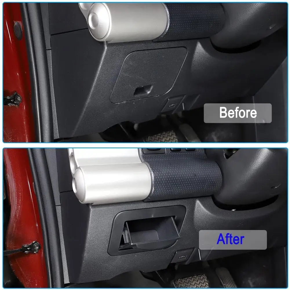 مركز وحدة التحكم فيوز صندوق تخزين لتويوتا FJ كروزر 2007-2021 مقعد ABS فيوز صندوق عملة الحاويات اكسسوارات السيارات الداخلية L5P5 #4