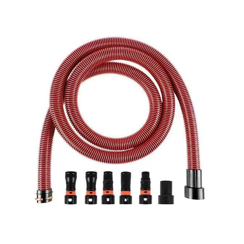 

Dust Collection Hose Kit For Home And Shop Vacuums System With 6 Adapters Of Woodworking Power Tool And Sander