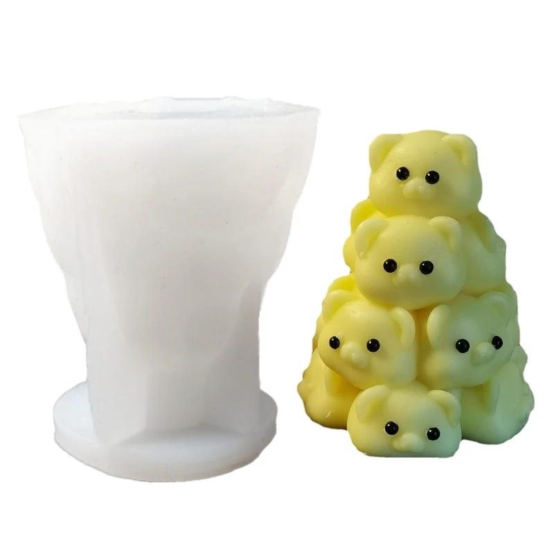 Pig-Shaped Silicone Mould Silicone Mold Easy to Use and Maintain Easy Release