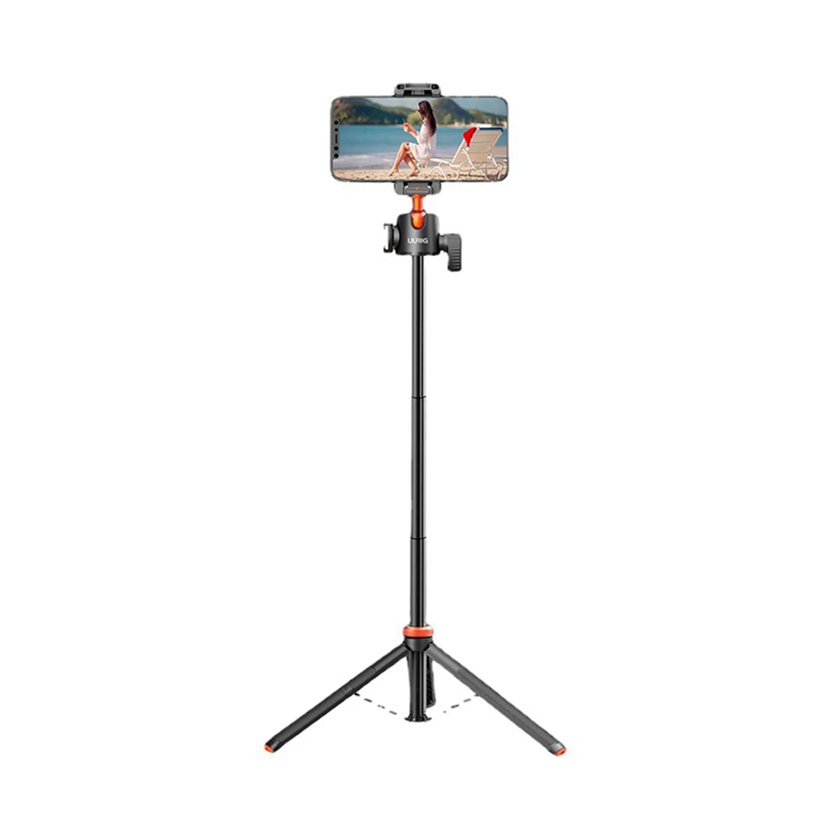 Ulanzi Extend Livestream Tripod Stand 1.3M Tripod with Phone Mount Holder Vertical Shooting Phone DSlR Camera Tripods