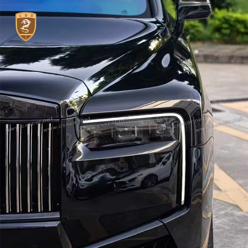 A Pair Car Front Bumper Headlamp For Rolls-Royce Cullinan Auto Turn Signal Daytime Running Lights Replacement Kits