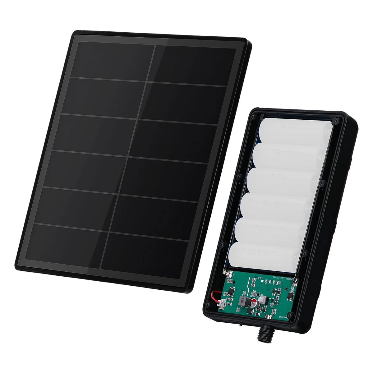 D5 Trail Camera Solar Panel 5W DC Output 12V 9V 6V 5V 3.7V Solar Battery Charger Kit for Hunting Game Camera or Deer Feeder