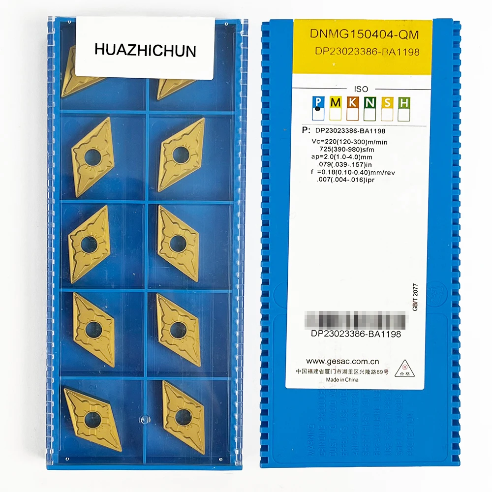 

HUAZHICHUN DNMG150404-QM GP1225 твердосплавный инструмент для токарного станка