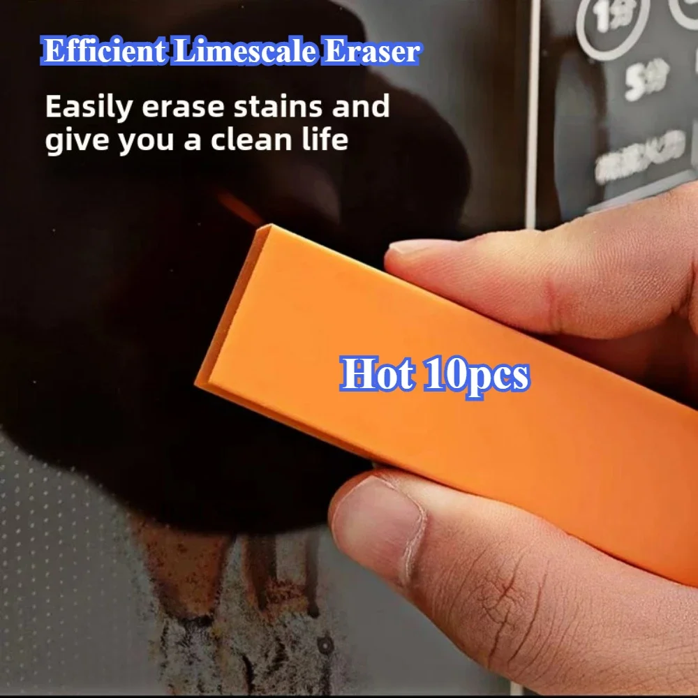 1/4/10 Simple Scale Eraser Rubber Household Kitchen Cleaning Tools Kitchen Toilet Rust Removal Brush Bathroom Glass Rust Remover