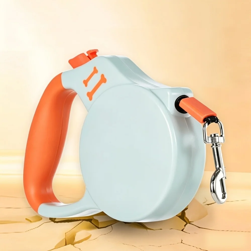 3M Retractable Dog Leash, Portable Automatic Retracting Pet Walking Lead with One-Hand Brake Lock
