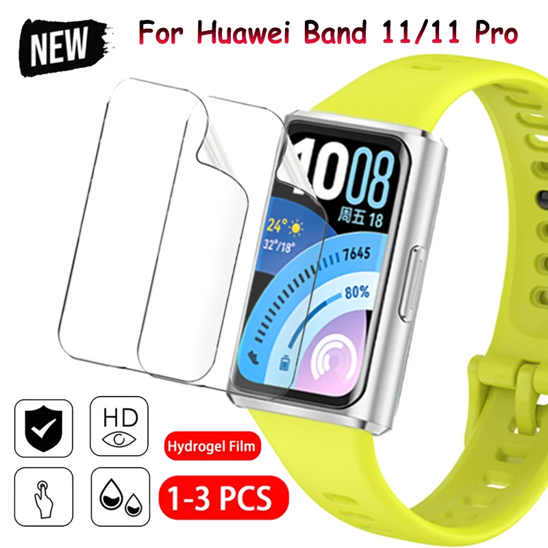 Hydrogel Films For Huawei Band 11 Smartband Soft TPU Anti-Scratch Screen Protectors Huawei Band 11 Pro Dustproof Protective Film