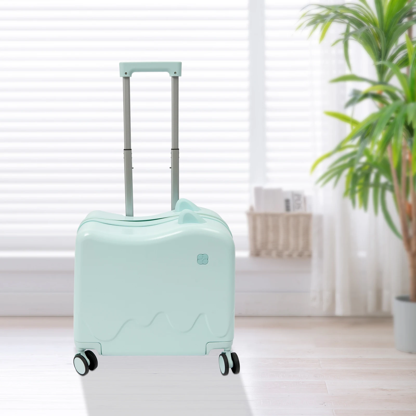 Ride-On-Koffer, Ride-On-Koffer für Kinder, Hartschalen-Gepäck mit Spinner-Rollen, Ride-on-Gepäck für Kleinkinder, Reise-Rollkoffer