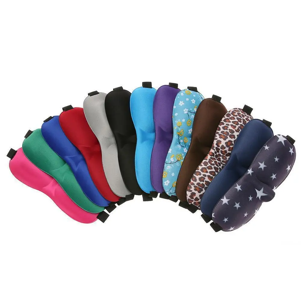 3D Eye Mask Sleep Soft Padded Shade Cover Rest Relax Sleeping Blindfold Machine Washable Sleep Mask for Travel Airplane