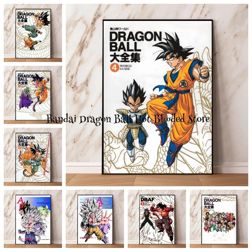 Dragon Ball Decorative Painting Sun Wukong Super Saiyan Japanese Anime characters Picture Living Room Bedside Mural Art Picture