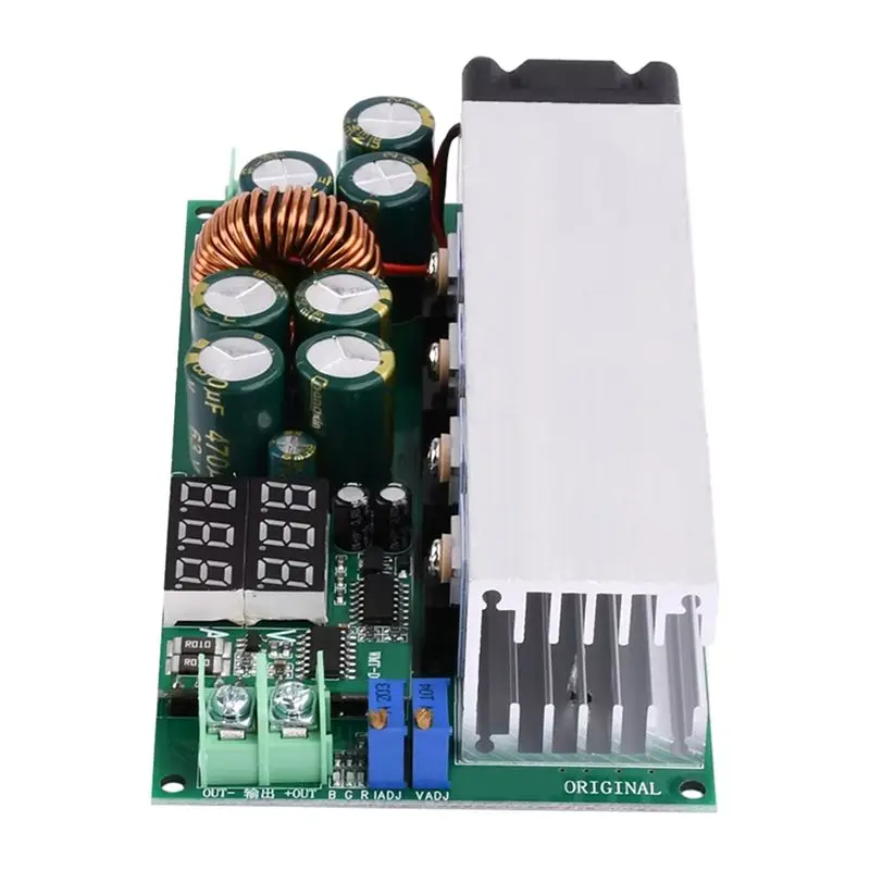 A74E-2X DC DC Buck Converter 600W CC CV 12-80V To 2.5-50V 5V 6V 12V 24V 24V 48V Step-Down Power Module Adjustable Regulated
