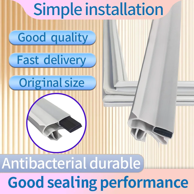 5m Custom Strong Magnetic Refrigerator Seal Strip Universal Door Gasket For Freezer Fridge PVC Eco Friendly And Cold Resistant