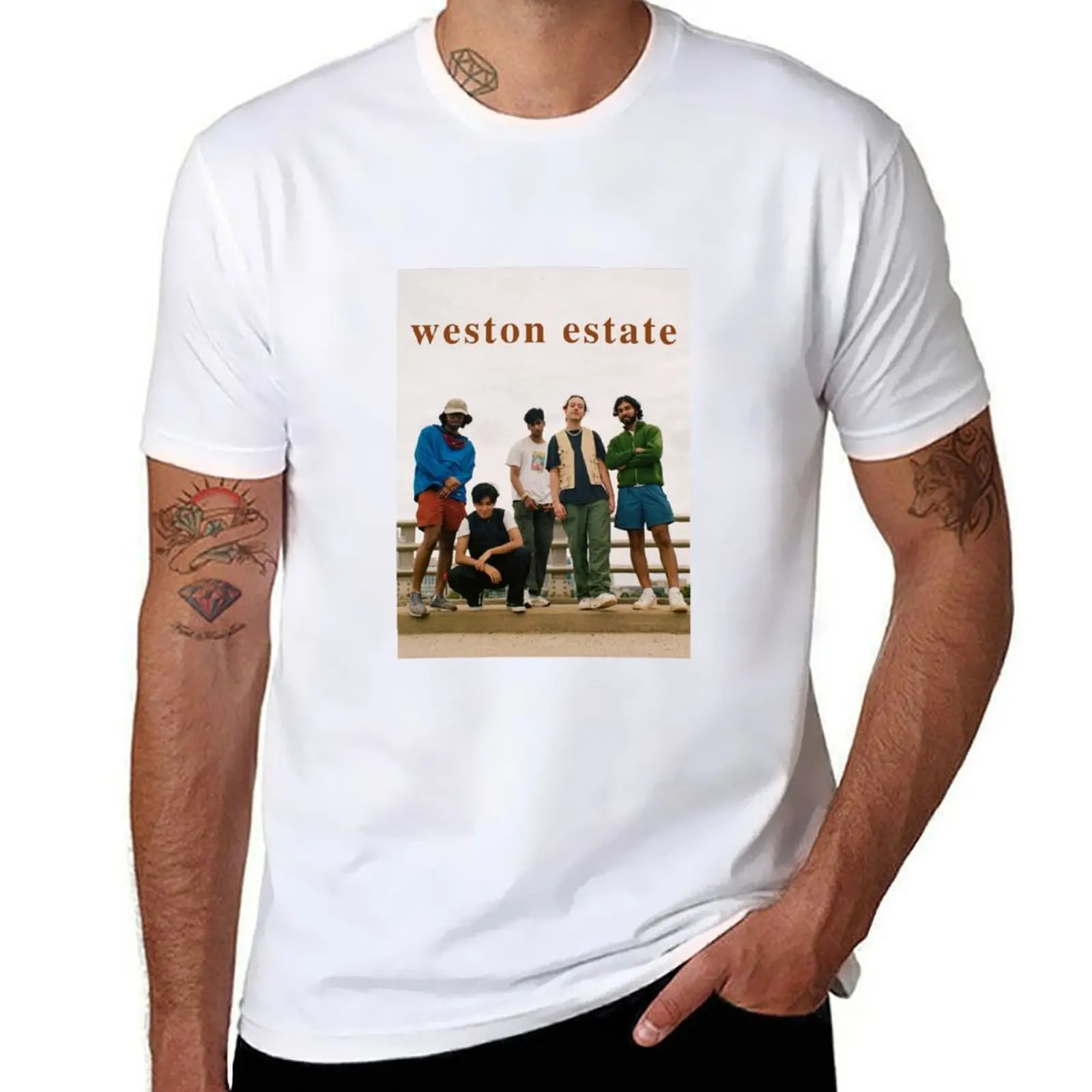 

weston estate T-Shirt Big Size Short Sleeve Casual Top