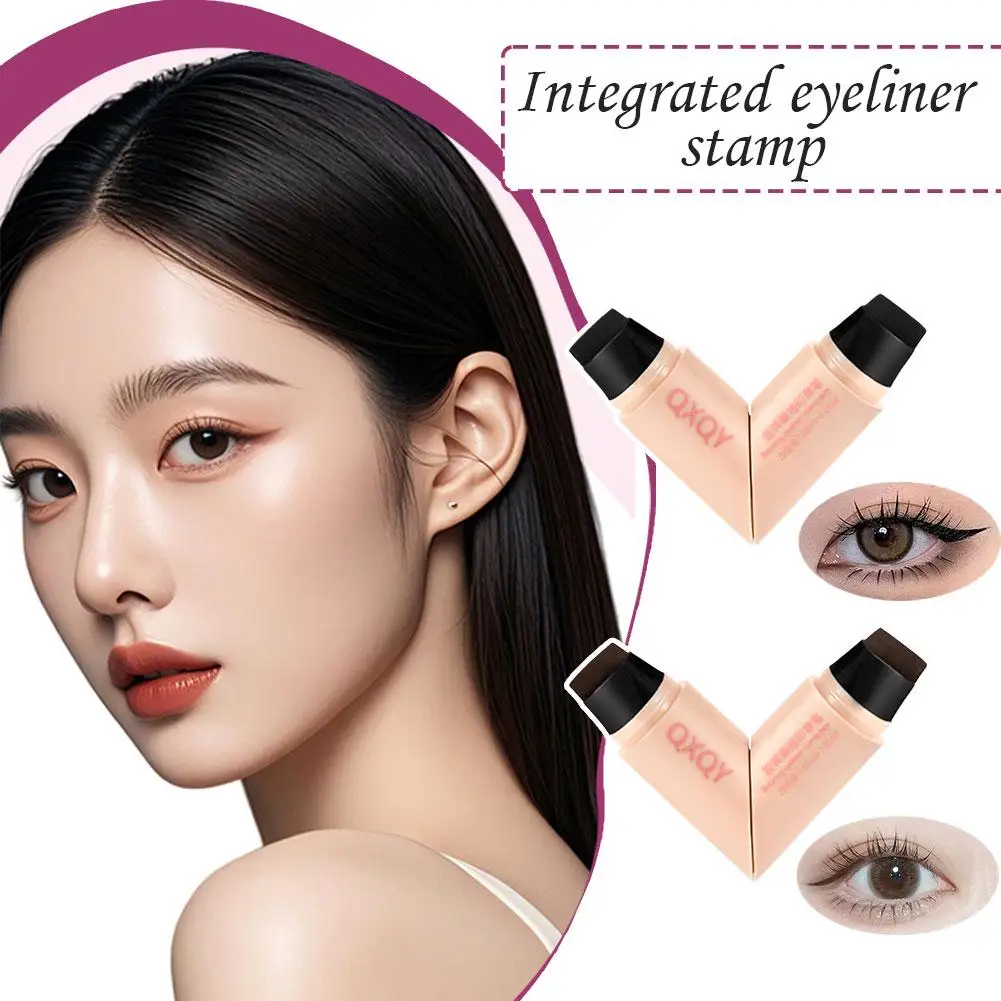 OXQY roterende eyeliner pen glad en soepel, veelzijdig waterdicht, niet gemakkelijk zwakke make-up natuurlijke zegel eyeliner pen