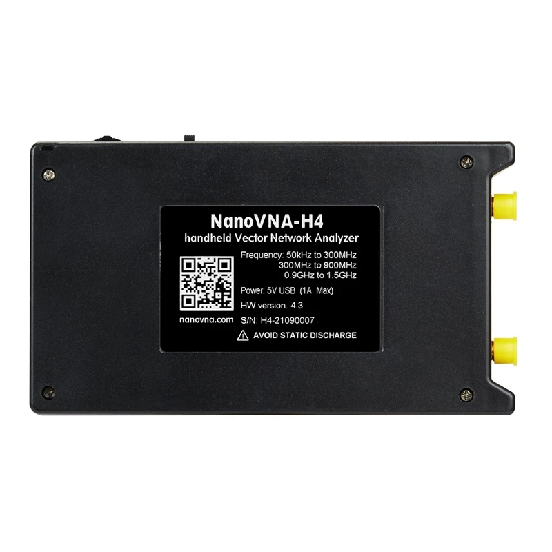 Nanovna-H Vector Network Antenna Analyzer 10Khz-1.5Ghz MF HF VHF UHF With Shell SD Card Slot Digital Nano VNA-H Tester