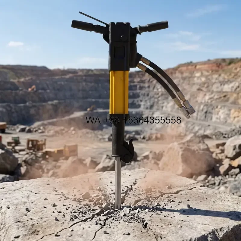 Wmwmnu Hand Held Hydraulic Portable Rock Breaker 150 Bar High Stroke for Concrete and Asphalt Made in China