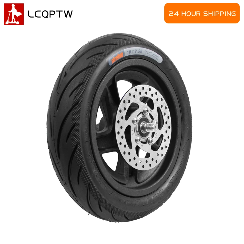 

Original Front Wheel with Brake Disc for Ninebot F2 Electric Scooter Kickscooter Front Wheel Hub with Vacuum Tire Assembly Parts