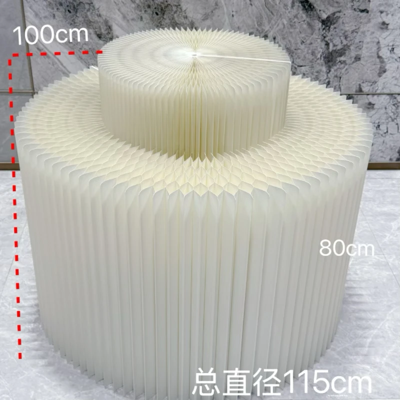 Folding Paper Display Stand Cylinder Variety Origami Dessert Table Pillar Free Bending Display Giant Cake Table cabinets