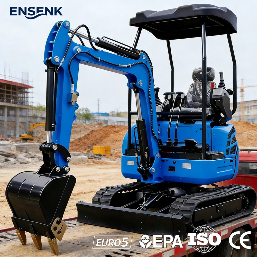 

Мини-экскаватор 1.0 т, 1.8 т, 1.7 т, 2.0 т с двигателем Kubota, стандарт EPA Euro 5, CE, прямые продажи от производителя, для строительства, Европа