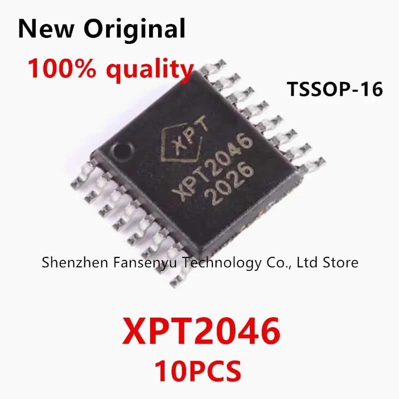 

10Pcs New Original XPT2046 TSC2046 H2046 HR2046 TSSOP16 touch screen controller IC Chip Wholesale In Stock