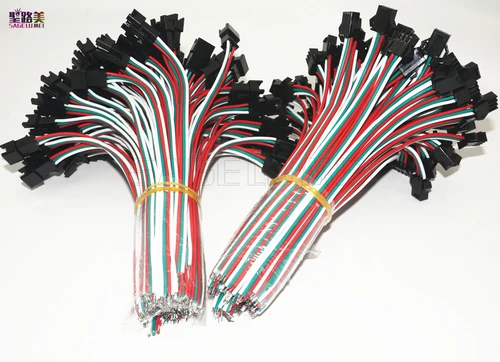 Imagen 2 del producto Conector led de 2 pines, 3 pines, 4 pines, 5 pines, 6 pines, macho/hembra, JST SM 2, 3, 4, 5, conector de clavija de 6 pines, cable para tira de luces led, controlador de lámpara