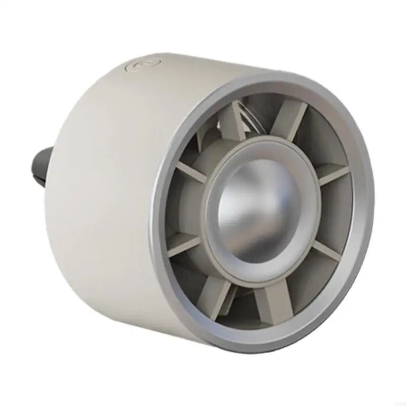 G6DD Fleksibilitas USB Car Venth Fan Fan Fan Fan dengan Kontrol 3speed dan LED Night Light Untuk Pendinginan Truk Kipas