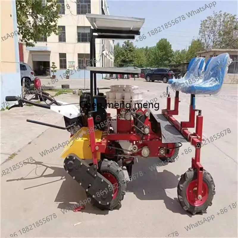 Multifunctional Automatic Tomato Pepper Eggplant Four-Wheel Agricultural Corn Vegetable Seedling Planter