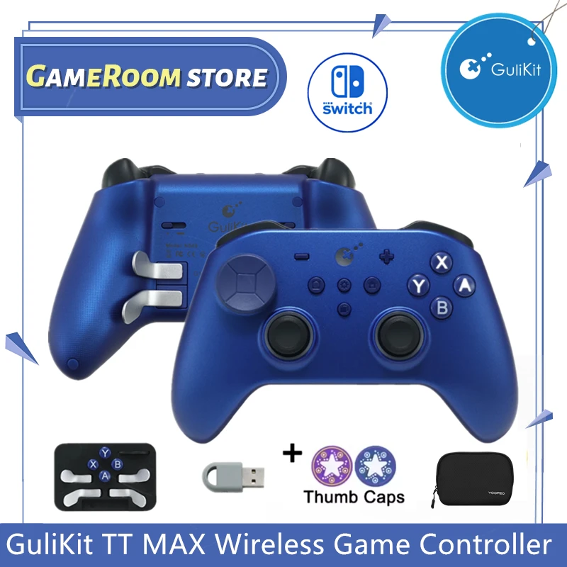 NS69 Gamepad GuliKit TT Wireless Game Controller for Switch 1/2 PC Android iOS with Tension Adjustable TMR Joysticks Anti Drift