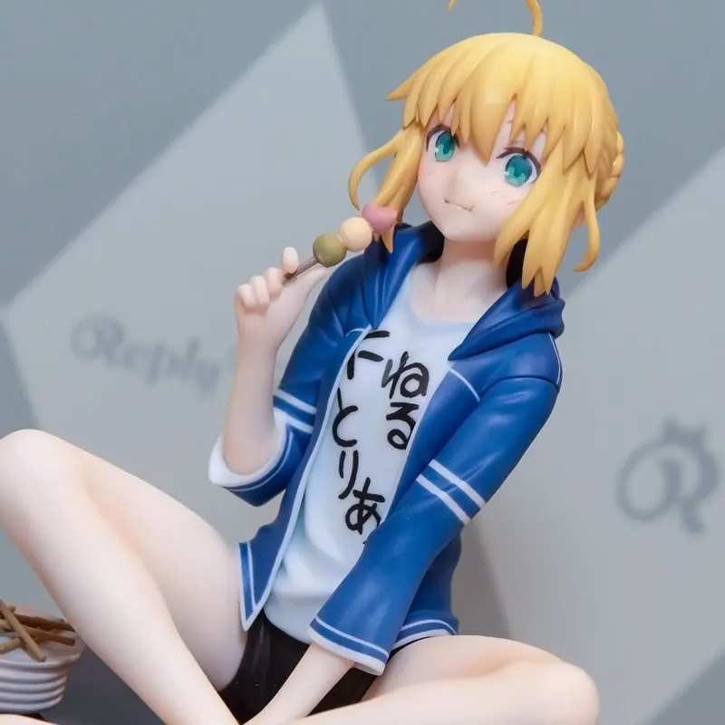 

(In Stock) (W_2835) 1/7 Fate Saber Artoria Pendragon Mitarashi Dango ver Unpainted Unassembled GK Figure White Resin Model Kit