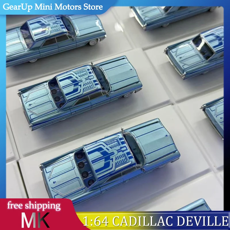 

MK 1:64 Cadillac DeVille Alloy Diecast Car APAxpo Foshan Event Limited Edition Toys Christmas Gift Lowrider Car American Classic