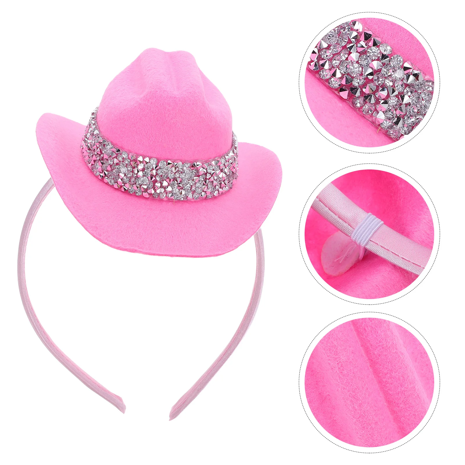 خمر نمط قبعة صغيرة عقال الفاسناتور للنساء تأثيري موضوع حفلة الهالوين كرنفال الحدث أغطية الرأس التبعي