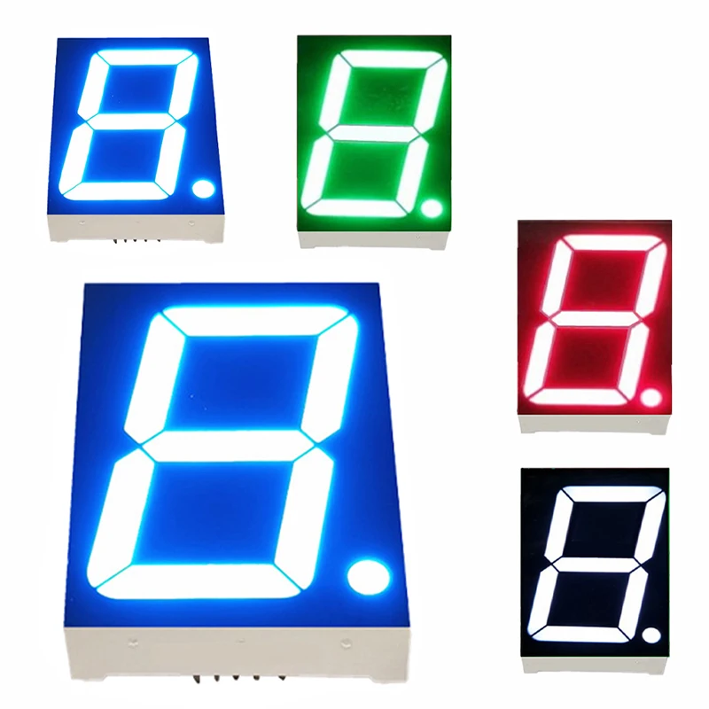 38*56*11mm Red/White/Green/Blue/ 1.8 Inch LED Display 1 Bit Cathode/Anode Digital Bar Chart for Household Appliances Straightene