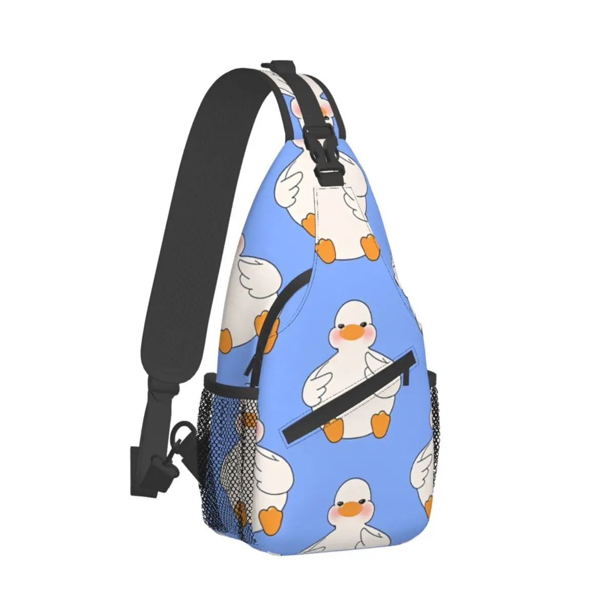 Sac à bandoulière Chonky Chibi unisexe, sacs de poitrine à poches Kawaii, sac de voyage Messenger Sports, sac initié par les adolescents