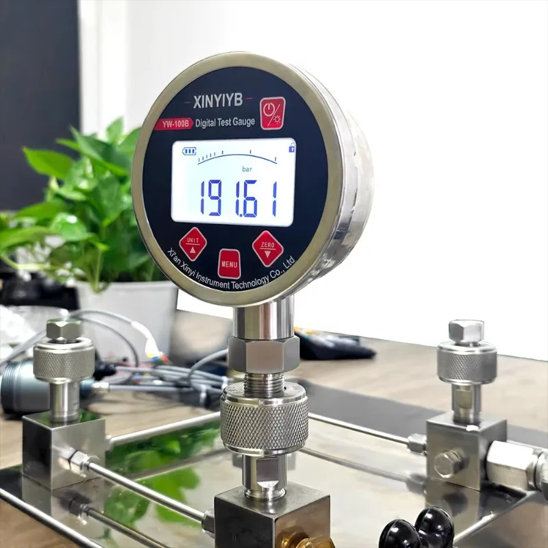 

High Accuracy 0.02% Hydraulic Pneumatic Digital Pressure Gauge Manometer 600Bar