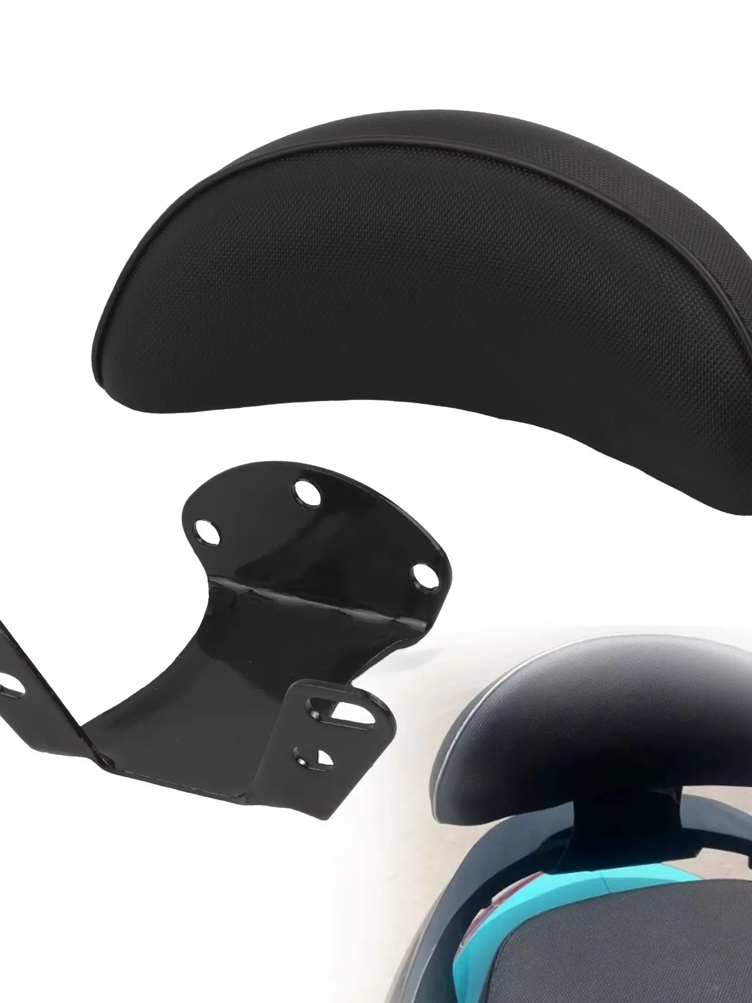 AliExpress PowerMotor Motorcycle Backrest Scooter Back For Harley Honda Suzuki Kawasaki Yamaha Motorbike Electric Bike Modification Accessories ﻿