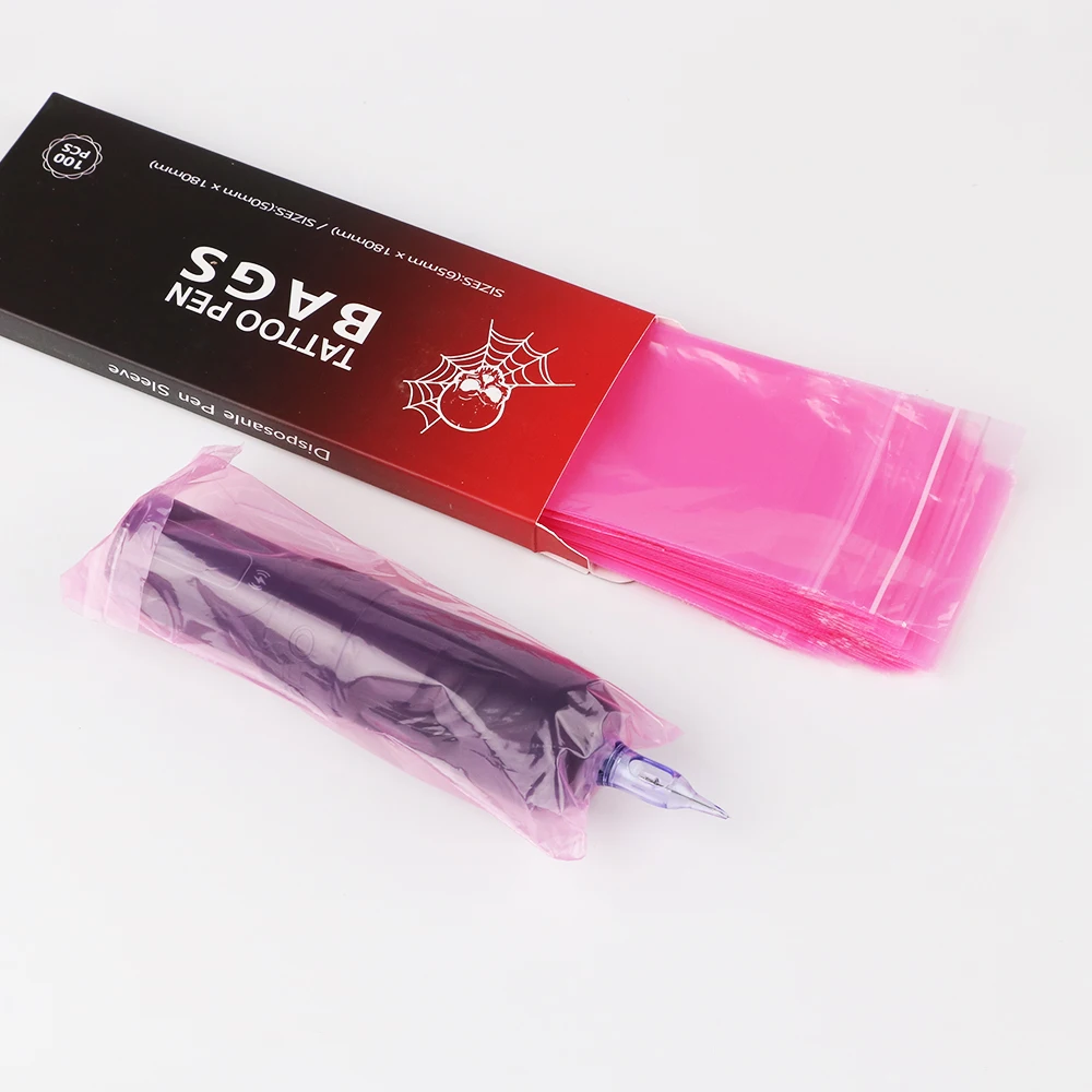 100 قطعة قلم الوشم مقاوم للماء حاجز فيلم واقية الوشم آلة التعبئة والتغليف الملونة القلم طبقة رقيقة واقية مكافحة الحشف