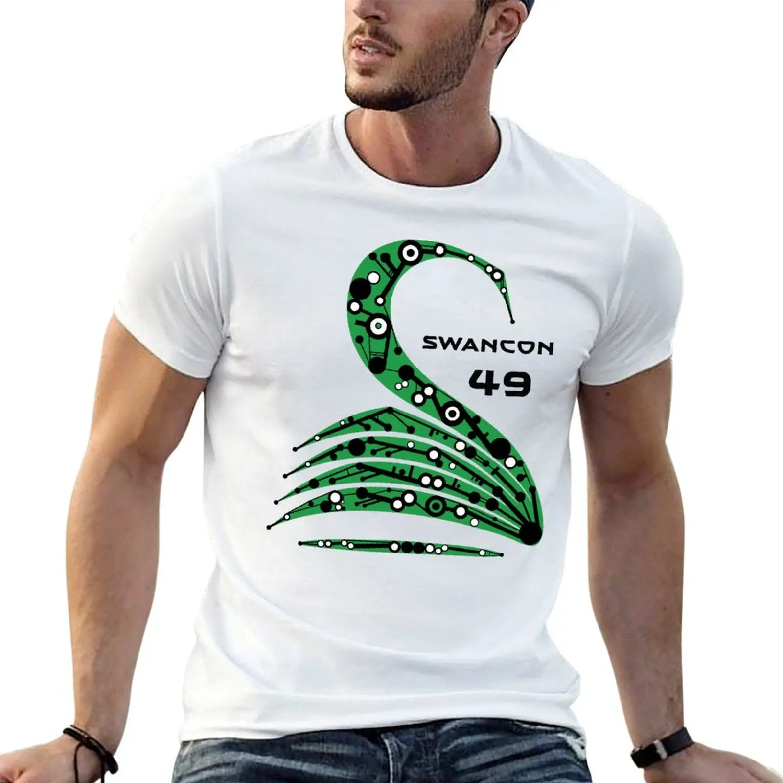 Swancon 49: Connections T-Shirt tops summer top mens designer t shirt