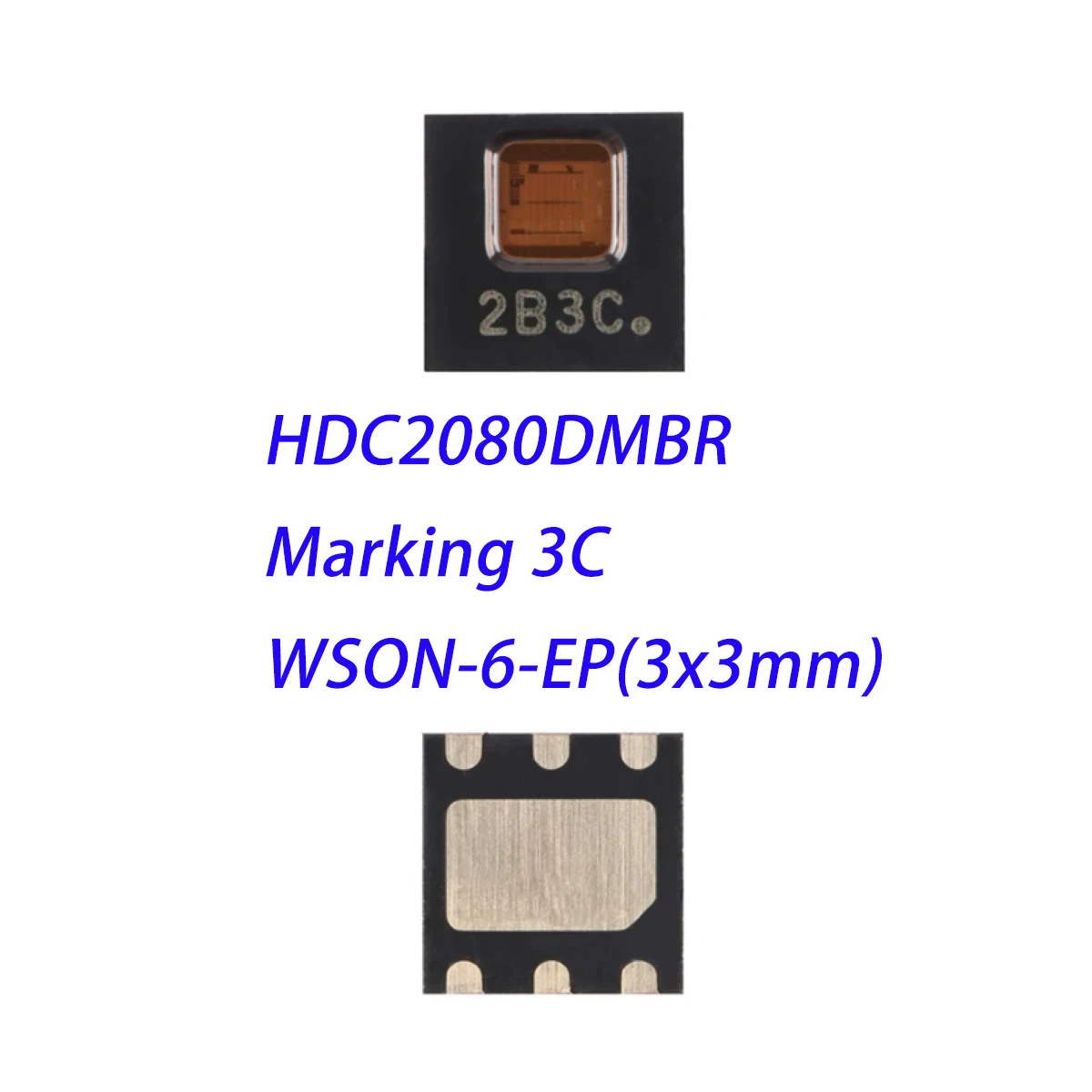 5pcs-hdc2080dmbr-marcacao-3c-3c-wson-6-ep-3x3mm-dfn6-novo-sensor-de-umidade-e-temperatura-original-i²c-40-°-c~85-°-c-±2-rh-162v~36v