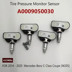 4PCS A0009050030 670002790 0009050030 TPMS 433MHz Tire Pressure Monitor Sensor FOR 2013-2018 MERCEDES-BENZ ML-CLASS W166 INSTOCK