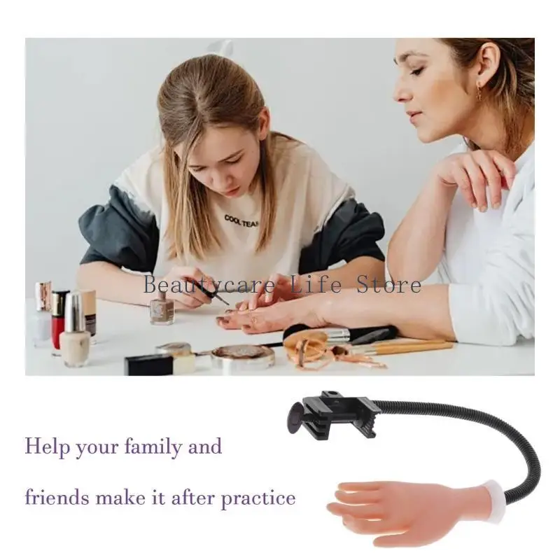 

652C Practice Hand Улучшите свою технику работы с ногтями с помощью этой профессиональной модели