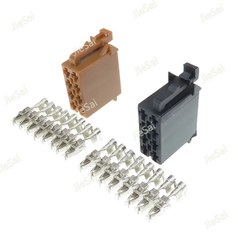 8 Pin 962189-1 962191-1 Car CD Plug Auto Radio Speaker Plug Audio ISO Cable Socket For VW
