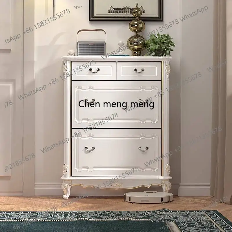

Natural White Nordic Shoe Cabinet Wooden Modern Space Saving Shoe Rack Entryway Luxury House Zapatera Organizador Furniture Home