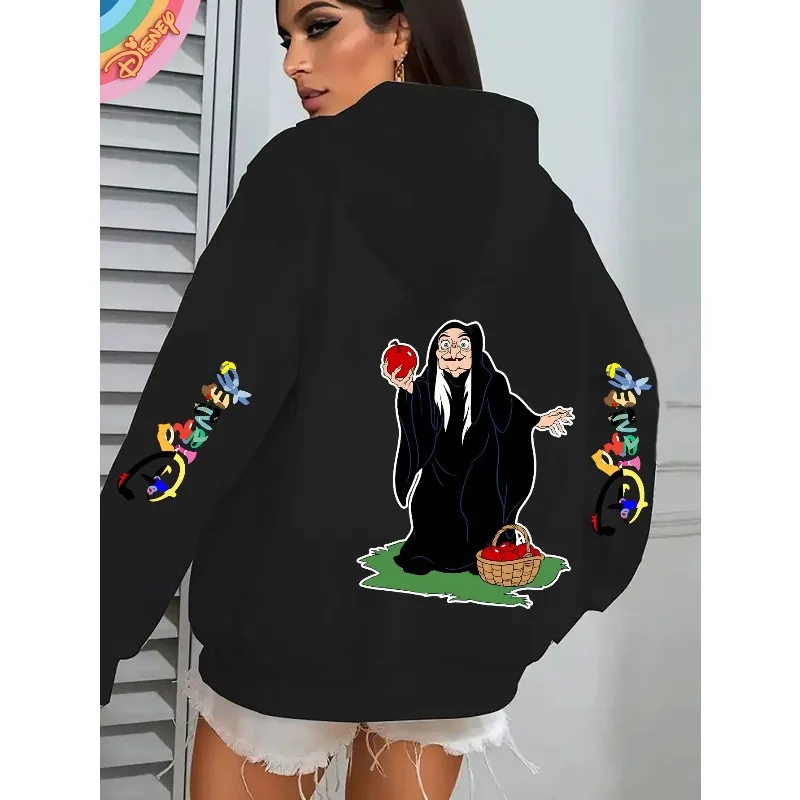 Disney Snow White and Evil Princess Poison Apple Hooded Sweatshirt Winter Hoodie Warm Hoodie, Comfortable To Wear