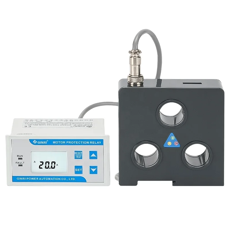3 Phase LCD AC 220V 3CT+1PT Under Over Voltage Fault Recording Motor Protection Relay