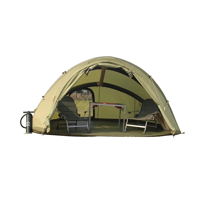 

Customized Canvas Oxford Fabric Single Layers Pop up Ice Fishing Tent Carp All Season Bivvy Fishing Cube Tent for Winter Fishing